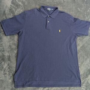Polo Ralph Lauren 2XLT (Tall) Short Sleeve Navy Polo Shirt Preppy Office Attire